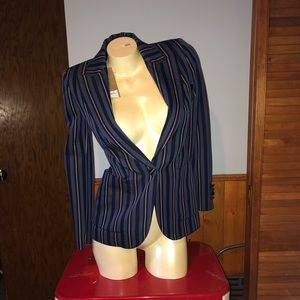 Burberry Blue Queenspark Blazer Size 0